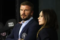 David và Victoria Beckham, được nhìn thấy ở Florida, Mỹ vào tháng 10/2025. Ảnh: Getty.