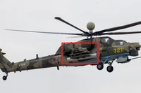 Trực thăng tấn công Mi-28 được trang bị tên lửa Khrizantema. Ảnh: MW.