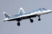 Chiến đấu cơ tàng hình Su-57 của Nga. Ảnh: MW.