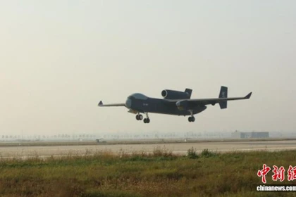 Ngày 11/12, UAV tàu mẹ "Cửu Thiên" đã bay thử chuyến đầu tiên thành công. Ảnh: CNS.