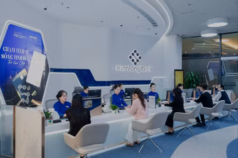 KienlongBank giải trình về khoản phải thu 343 tỷ đồng được kiểm toán ngoại trừ. Ảnh: KLB 