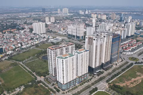 Tín dụng cho bất động sản tăng nhanh. Ảnh minh hoạ: NM. 