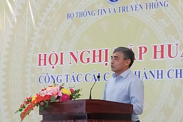 Thứ trưởng Nguyễn Minh Hồng phát biểu tại Hội nghị