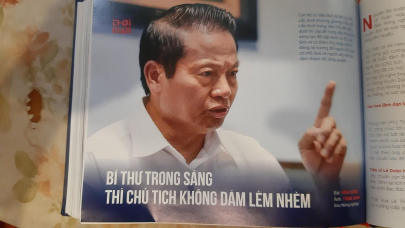 TS Lê Doãn Hợp nói về đạo đức của người cán bộ TS Lê Doãn Hợp nói về đạo đức của người cán bộ