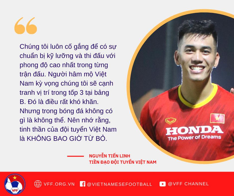 Cách đây 2 năm Tiến Linh đã ghi cú đúp bàn thắng vào lưới U22 Trung Quốc. Ảnh VFF Cách đây 2 năm Tiến Linh đã ghi cú đúp bàn thắng vào lưới U22 Trung Quốc. Ảnh VFF