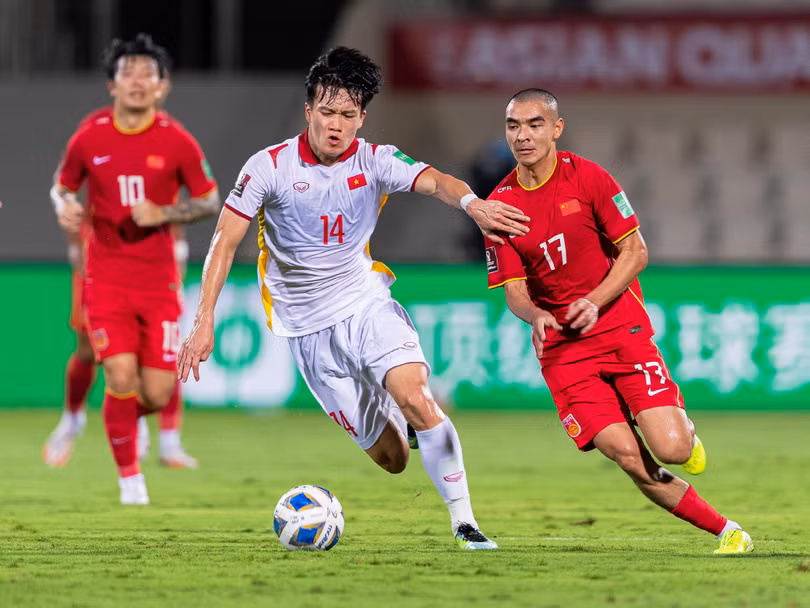 Hoàng Đức là điểm sáng phía ĐT Việt Nam. Ảnh VFF Hoàng Đức là điểm sáng phía ĐT Việt Nam. Ảnh VFF