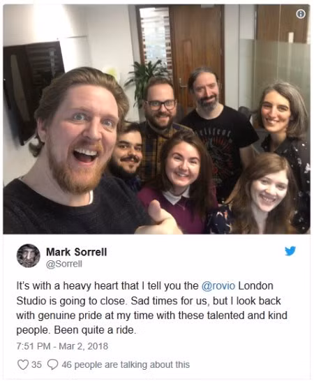 Nhà sản xuất Rovio của Angry Birds đóng cửa studio tại London - Ảnh 2