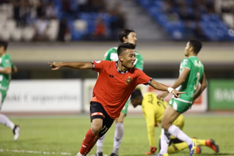 Tiền đạo trẻ Hakeme Yazid Said, thần đồng bóng đá Brunei. Ảnh AFC.