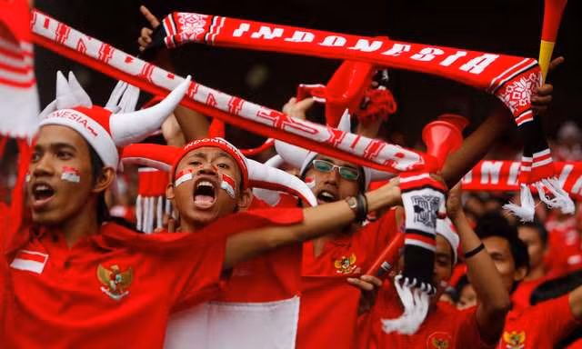 CĐV Indonesia tin rằng kịch bản vòng bảng SEA Games 2017 sẽ được lặp lại. Ảnh MSN.