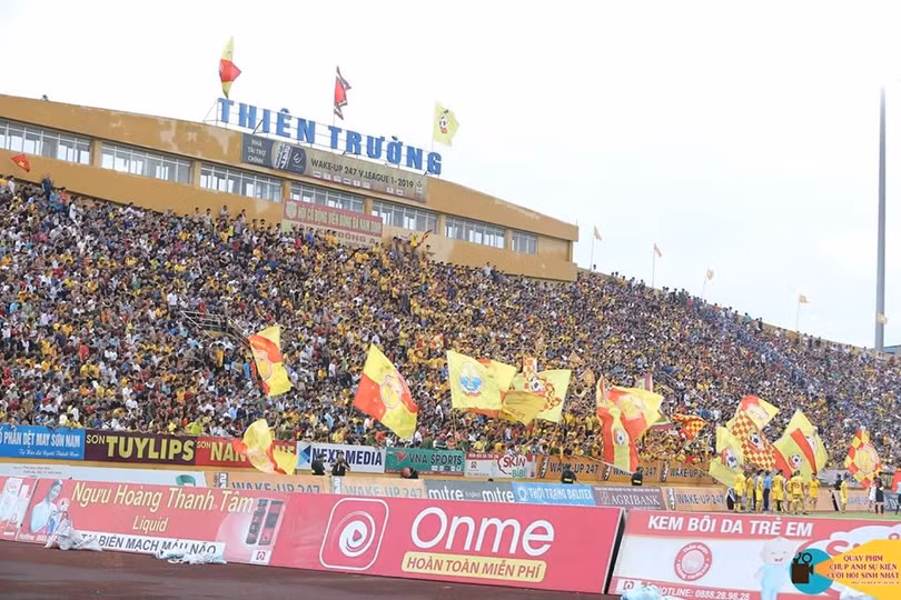 Nam Định sẽ quyết đá cho anh em vui. Ảnh NĐFC.