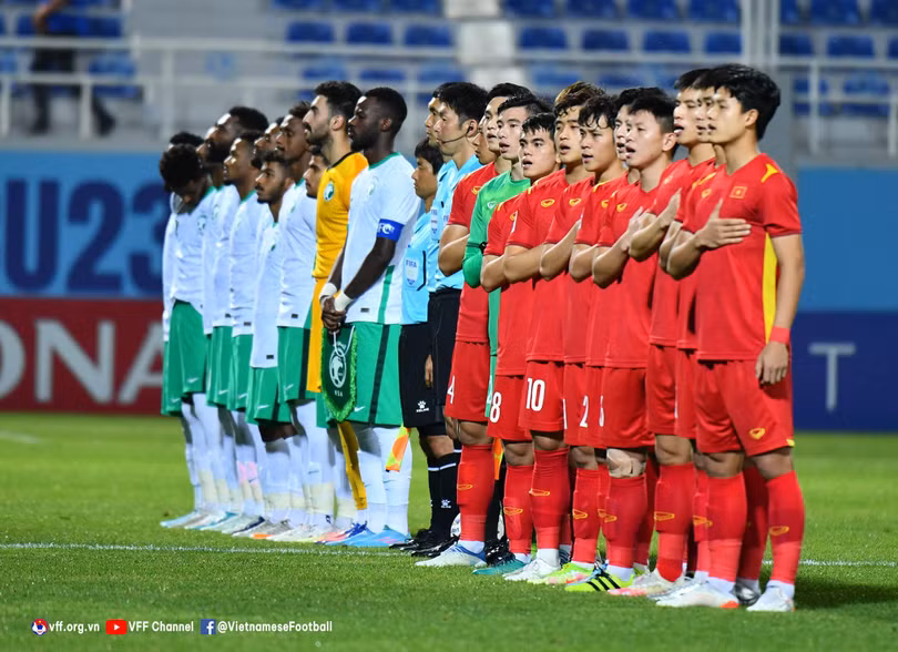 U23 Saudi Arabia-U23 VN (2-0). Ảnh VFF.