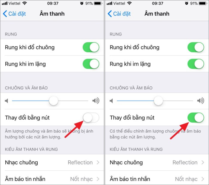 Mẹo điều chỉnh âm lượng chuông và âm báo cùng lúc bằng các nút tăng/giảm âm lượng trên iPhone - Ảnh 3