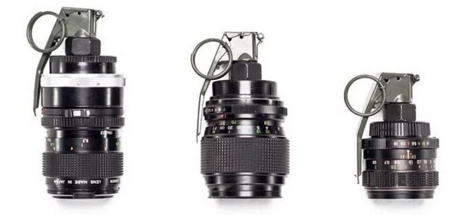 Dạo quanh bảo tàng vũ khí được làm từ máy ảnh và ống kính - Ảnh 18