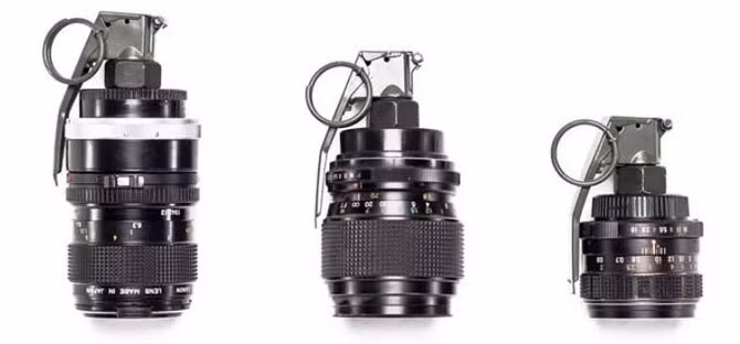 Dạo quanh bảo tàng vũ khí được làm từ máy ảnh và ống kính - Ảnh 18