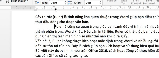 Cách sử dụng 'cây thước' (ruler) trong Word - Ảnh 12