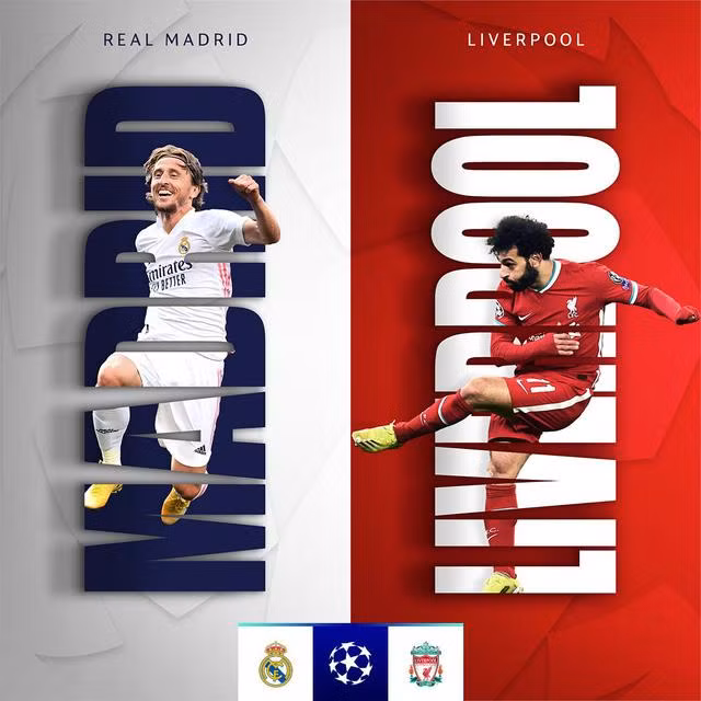 Liverpool liên tục dồn ép đối phương, trong khi HLV Carlo Ancelotti lại đá thấp đội hình, như một chiếc lò xo chờ thời cơ bung ra. Ảnh CNN.