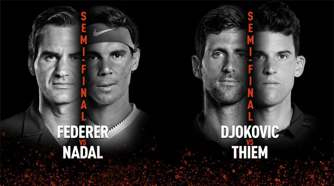 3 cây vợt hạt giống Roland Garros 2019 đều có mặt tại bán kết (ảnh ATP)