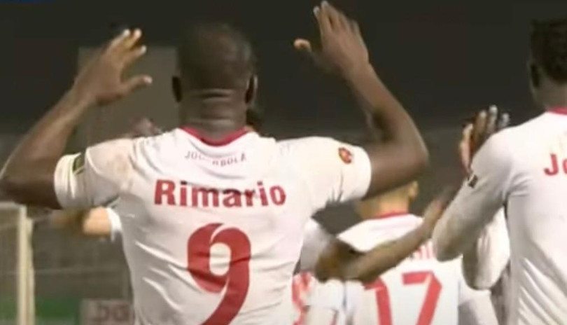 Rimario đã đem về 3 điểm cho đội khách Hải Phòng. Ảnh HP.