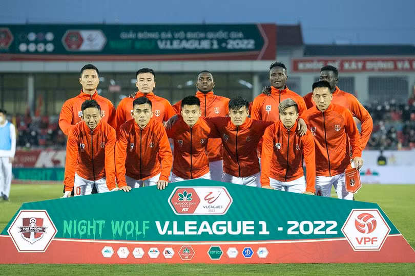 Hải Phòng đã có chiến thắng 1-0 trên sân Hà Tĩnh. Ảnh VPF.