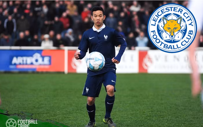 Thanawat sinh năm 2000 đang là tài năng trẻ của bóng đá Thái Lan. Ảnh Leicester City