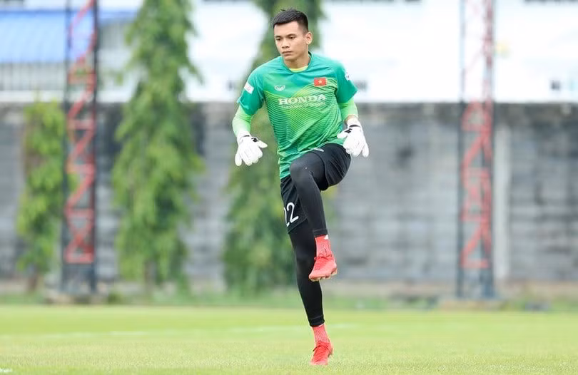 Đây là lần thứ ba Phạm Văn Cường được HLV Park Hang-seo trao cơ hội trong màu áo ĐTQG. Ảnh VFF