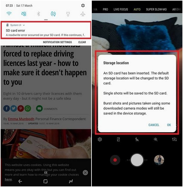 Samsung khẳng định đang điều tra lỗi đọc/ghi thẻ nhớ SD trên Galaxy S9 - Ảnh 3