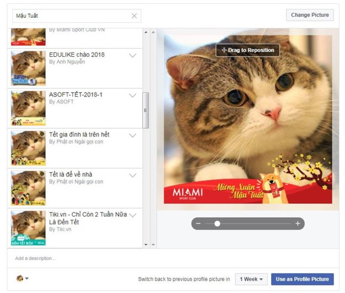 Tết Mậu Tuất thay avatar Facebook bằng từ khóa nào? - Ảnh 2