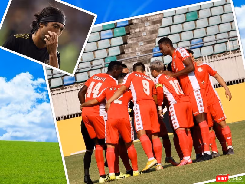 Dường như hàng công dù có Công Phượng, Matias, Prodell, Amido Blade, Xuân Nam, Quang Nam của TP.HCM đã không làm cho HLV Chung Hae-seong yên tâm. Ảnh AT