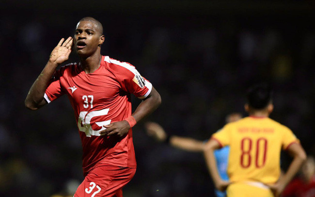 Đồng "Vua phá lưới" V.League 2019 Bruno Cunha của CLB Viettel Ảnh Viettel