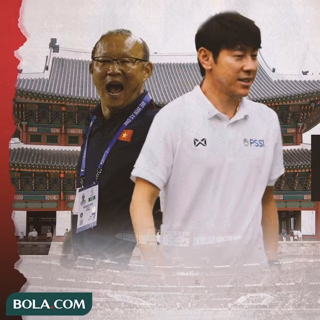 Ông Shin Tae-yong đã thành công khi chơi chiến thuật xe bus . Ảnh Bola.