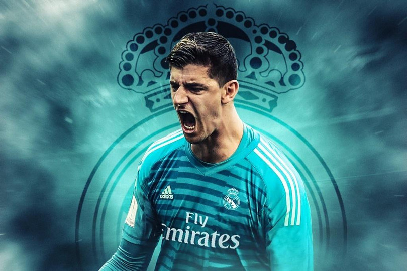 Thibaut Courtois đã bắt bài Messi khi đá 11m. Ảnh CNN.