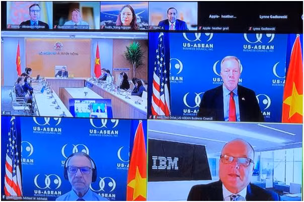 Toàn cảnh cuộc họp trực tuyến Toàn cảnh cuộc họp trực tuyến