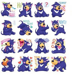 Hướng dẫn tải sticker cún, chó đáng yêu trên Facebook năm Tuất - Ảnh 12