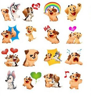 Hướng dẫn tải sticker cún, chó đáng yêu trên Facebook năm Tuất - Ảnh 4