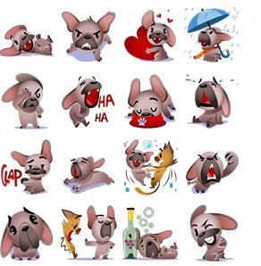 Hướng dẫn tải sticker cún, chó đáng yêu trên Facebook năm Tuất - Ảnh 6