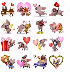 Hướng dẫn tải sticker cún, chó đáng yêu trên Facebook năm Tuất - Ảnh 7
