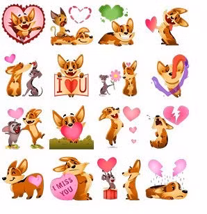 Hướng dẫn tải sticker cún, chó đáng yêu trên Facebook năm Tuất - Ảnh 11