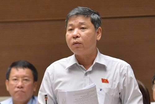 Đại biểu Nguyễn Hoàng Mai ở Quốc hội. Ảnh: Trung tâm thông tin Quốc hội