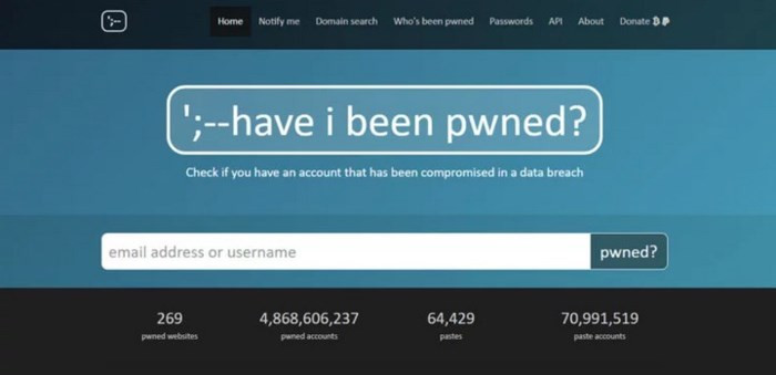 Trang web này sẽ tiết lộ tài khoản dịch vụ của bạn có đang bị đánh cắp hay không - Ảnh 1