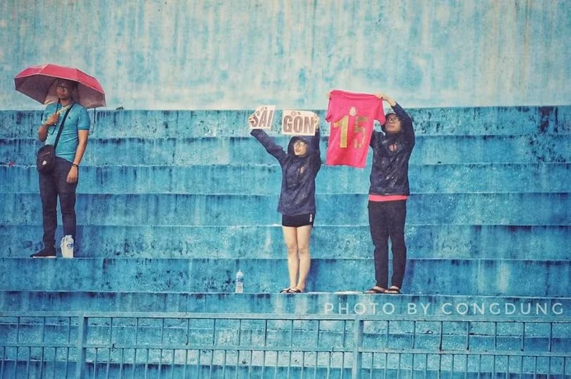 Chiến thắng trên sân Lạch Tray đã chấm dứt chuỗi 8 trận hòa và thua của Sài Gòn. Ảnh Công Phùng.