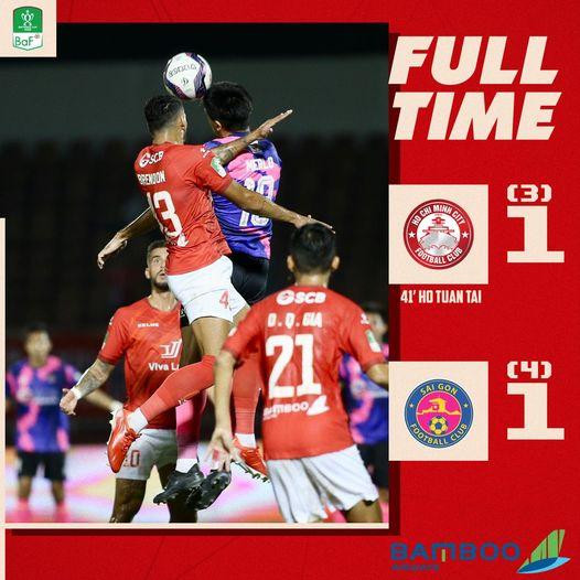 Với việc 11 cầu thủ lãn công, CLB TP.HCM chỉ đăng ký 17 cầu thủ thi đấu và đã bị cầm hòa 1-1. Ảnh VFF Với việc 11 cầu thủ lãn công, CLB TP.HCM chỉ đăng ký 17 cầu thủ thi đấu và đã bị cầm hòa 1-1. Ảnh VFF