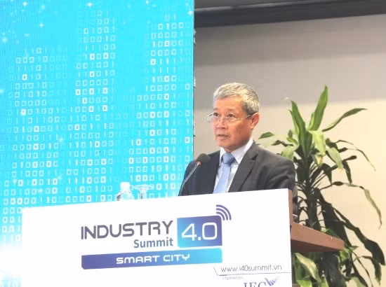 Thứ trưởng Nguyễn Thành Hưng phát biểu tại Hội thảo