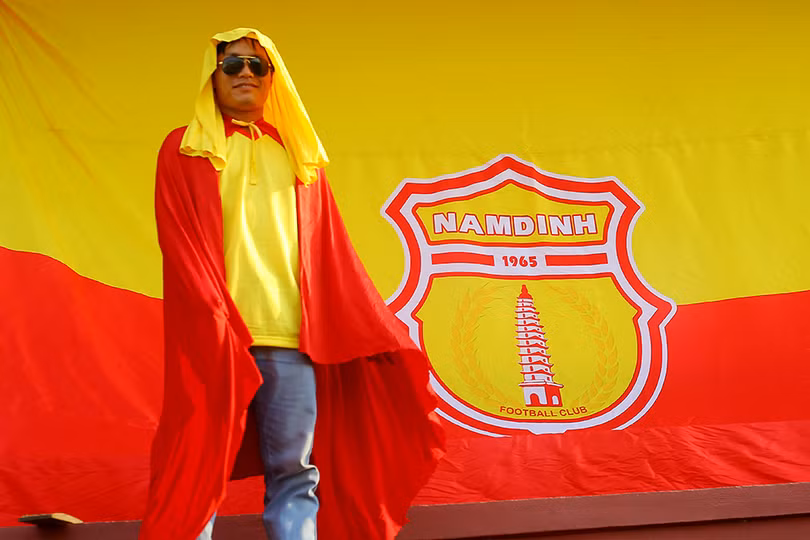 Trận đấu giữa Nam Định và Viettel trên sân Thiên Trường hứa hẹn căng thẳng, kịch tính. Ảnh CĐV Nam Định.