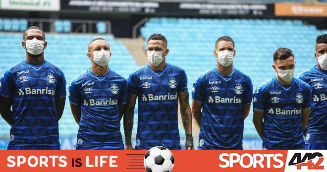 Các cầu thủ Bundesliga sẽ học tập giải vô địch Brazil, đẹo khẩu trang ra sân. Ảnh 442.