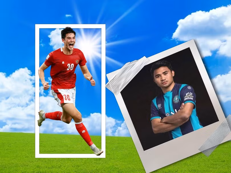 Trung vệ Elkan Baggott và Asnawi Mangkualam của U23 Indonesia hiện vẫn chưa thể có mặt tại Việt Nam. Ảnh AT