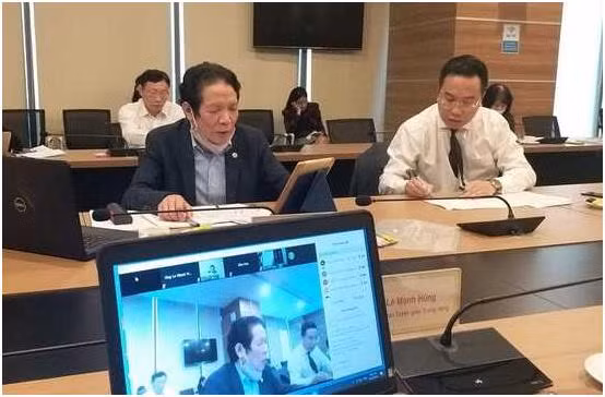 Thứ trưởng Bộ TT&TT Hoàng Vĩnh Bảo chủ trì họp trực tuyến