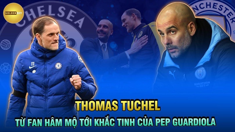 HLVThomas Tuchel đang là "khắc tinh’"của Pep khi giành 3 chiến thắng liên tiếp trước Pep Guardiola (1 ở Premier League, 1 tại bán kết FA Cup và trận khác ở chung kết Champions League). Ảnh AP.