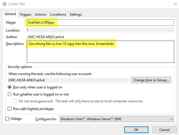 Cách tự động xóa file cũ hơn X ngày trên Windows 10 - Ảnh 4