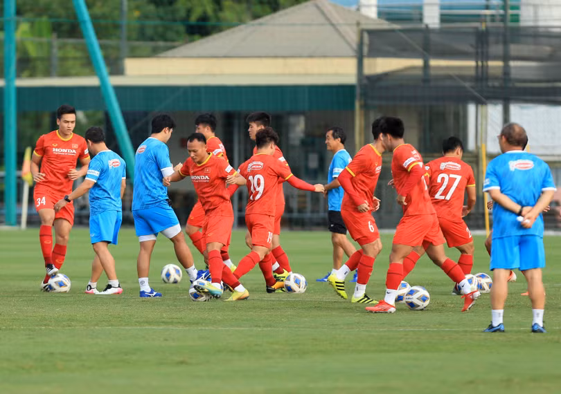Mục tiêu của Thái Lan là đòi lại ngôi vô địch AFF Cup của Việt Nam. Ảnh VFF