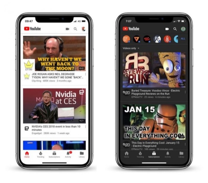 YouTube trên iOS và Android đã hỗ trợ giao diện tối (Dark Mode) - Ảnh 1